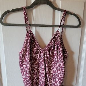 Wild Fable Midi Dress- Mauve/ White